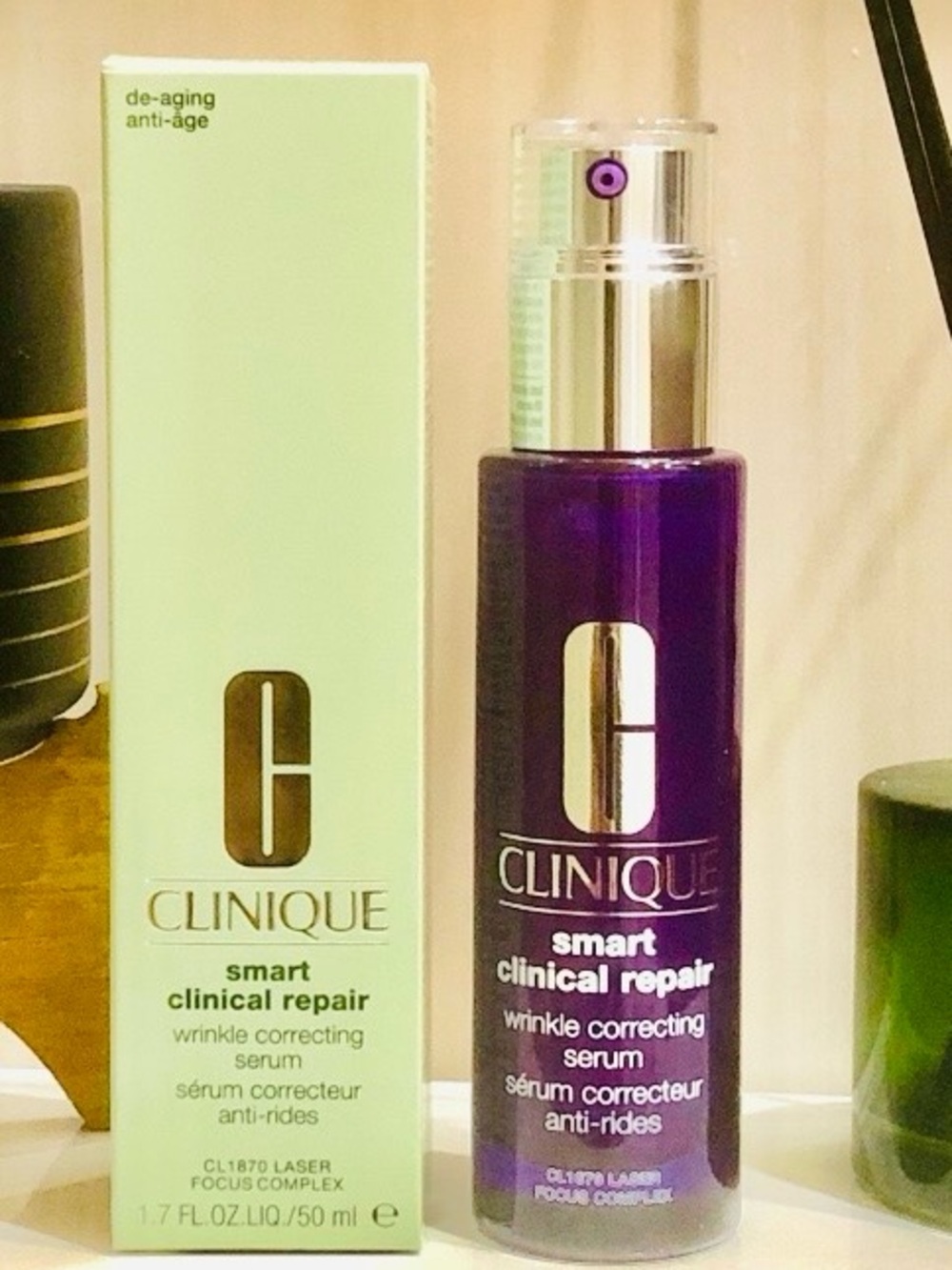 BUNDLE (2)✅ CLINIQUE Smart Clinical Repair Correcting Serum NIB 2.7oz total